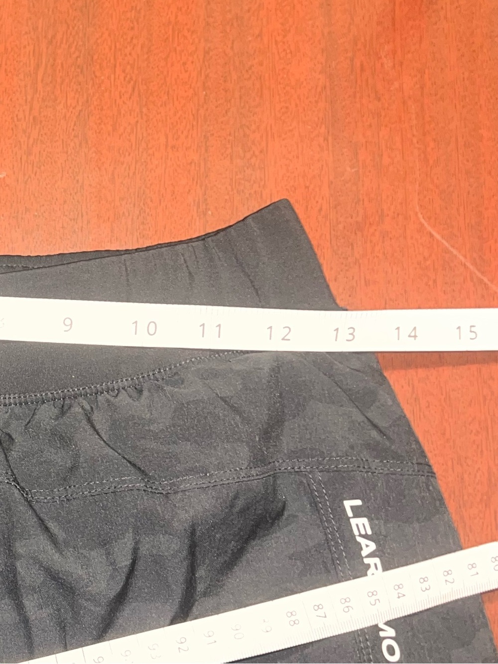 Alphalete Black Camo Infinity Waistband Training Shorts - Picture 3 of 4